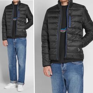 PAUL SMITH REFLECTIVE ZEBRA QUILTED JACKET Size M